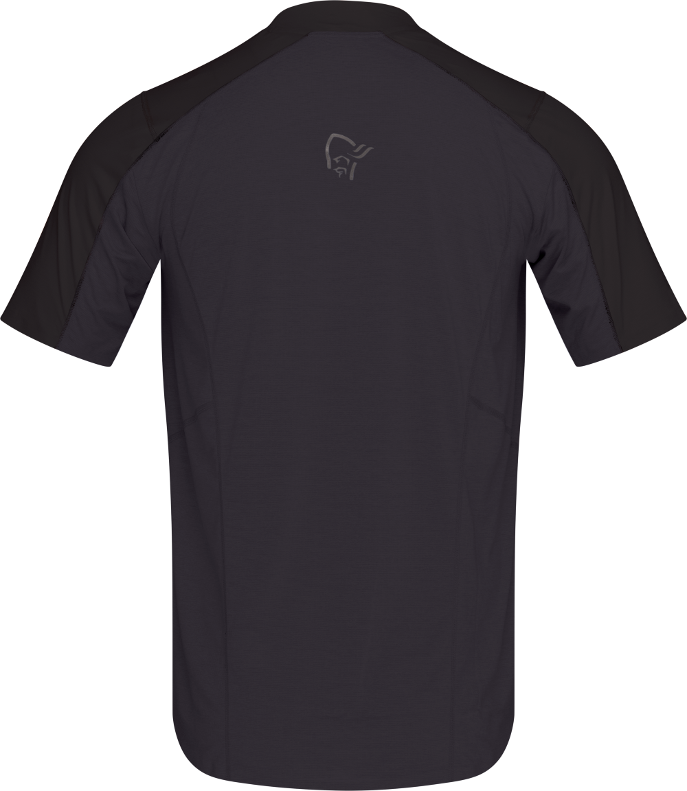Norrøna Senja Equaliser Lightweight T-Shirt (M) Caviar Black