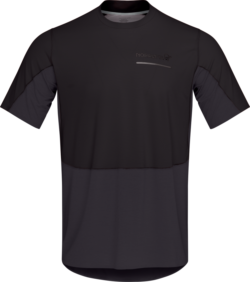 Norrøna Senja Equaliser Lightweight T-Shirt (M) Caviar Black