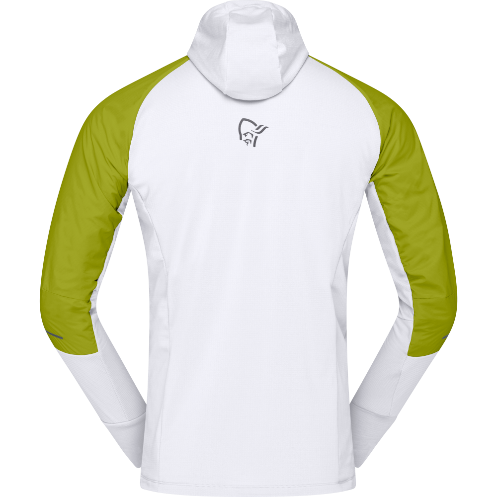 Norrøna Senja Alpha90 Hood (M) Golden Lime/Snow White Utgått