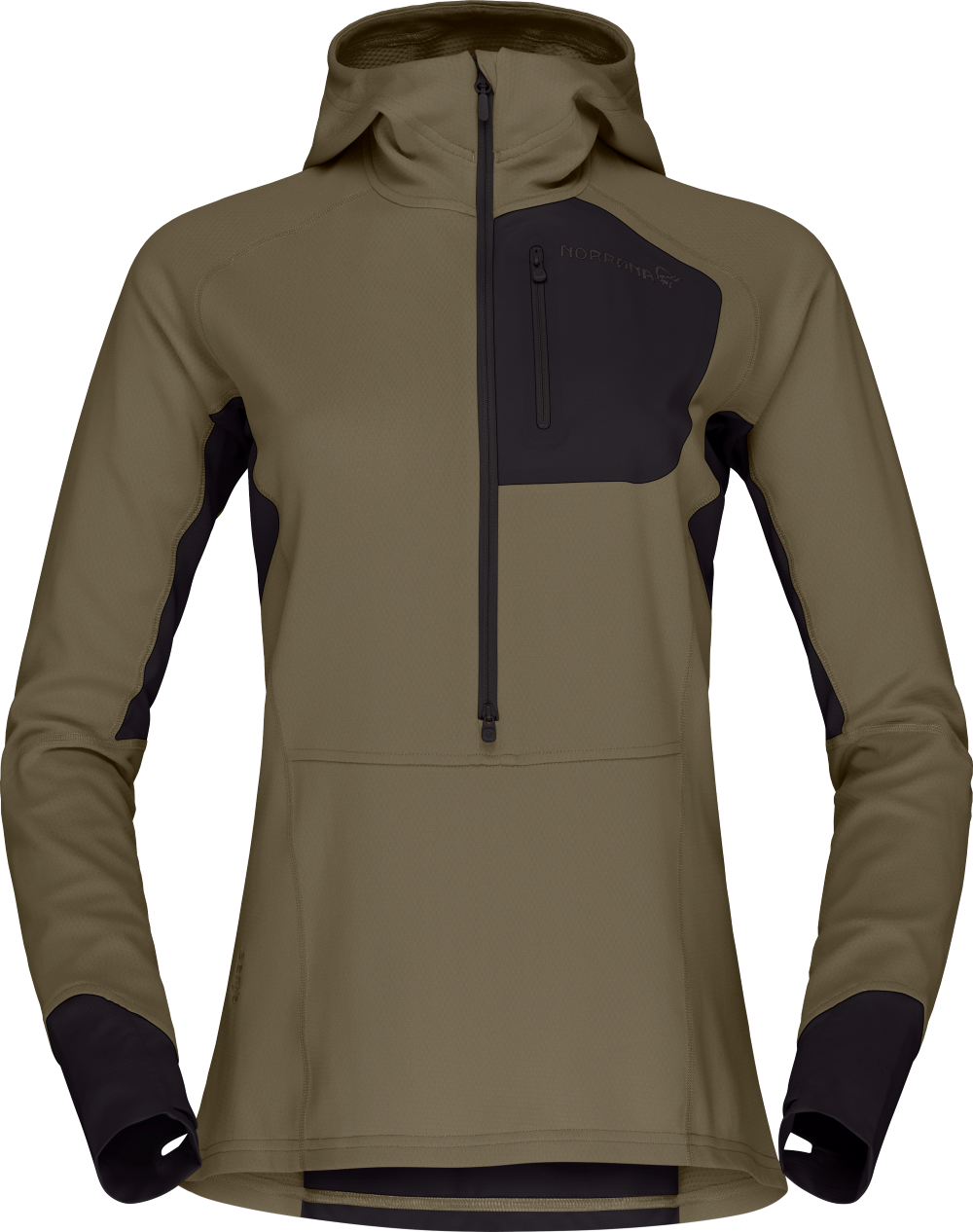 Norrøna Senja Warm 1 Hood (W) Olive Night