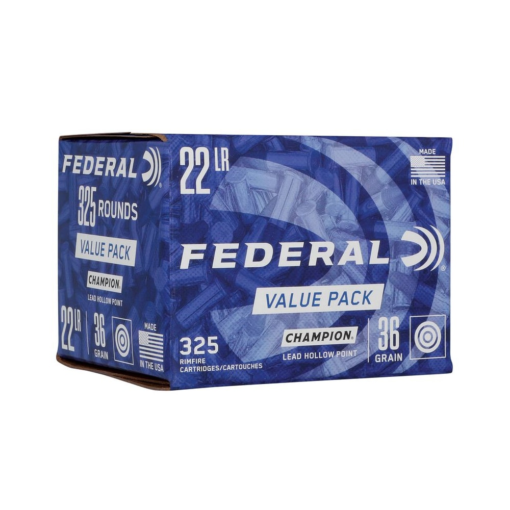 Federal 22LR 36grs CPHP (325 pk)