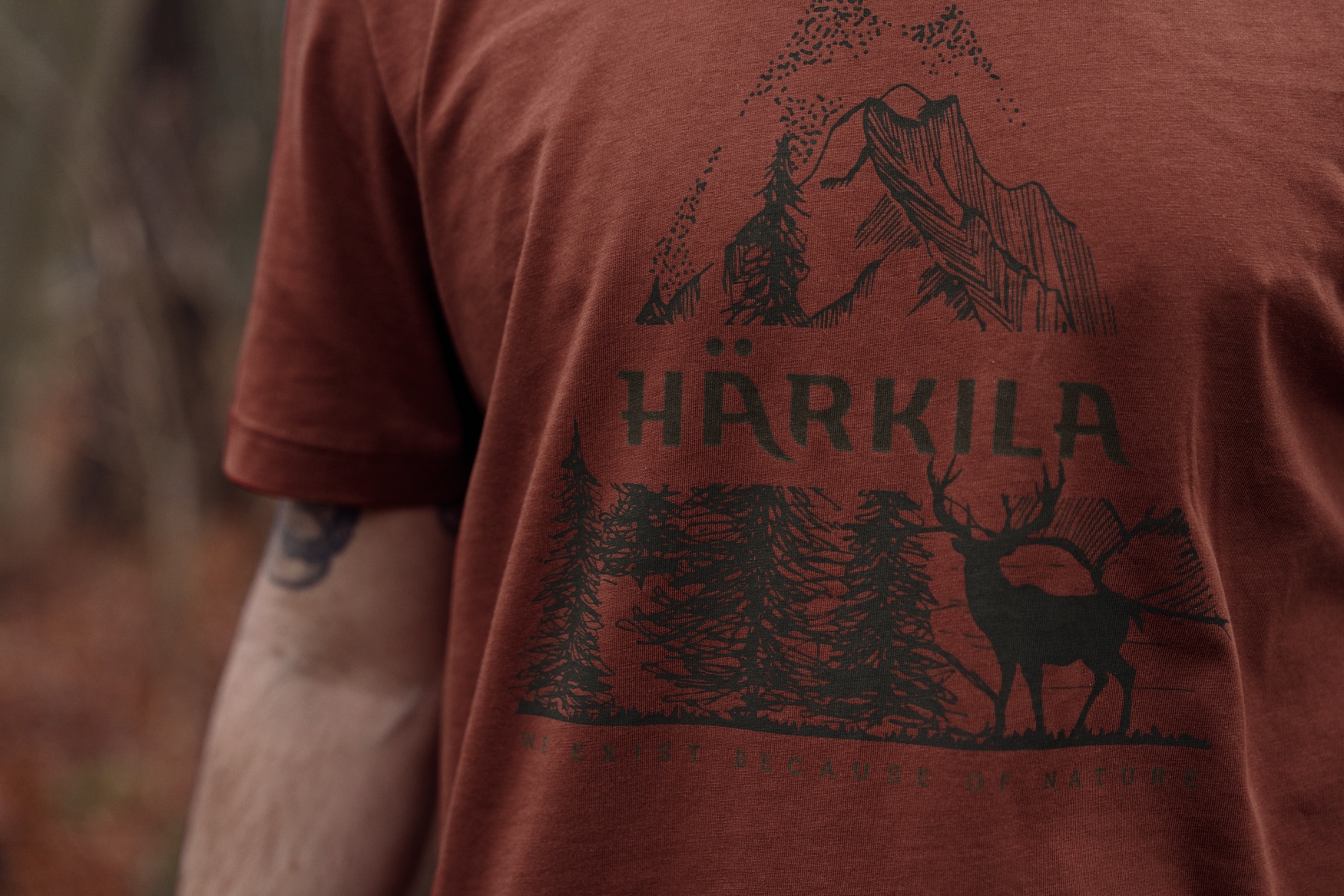 Härkila Nature S/S t-shirt Autumn Orange