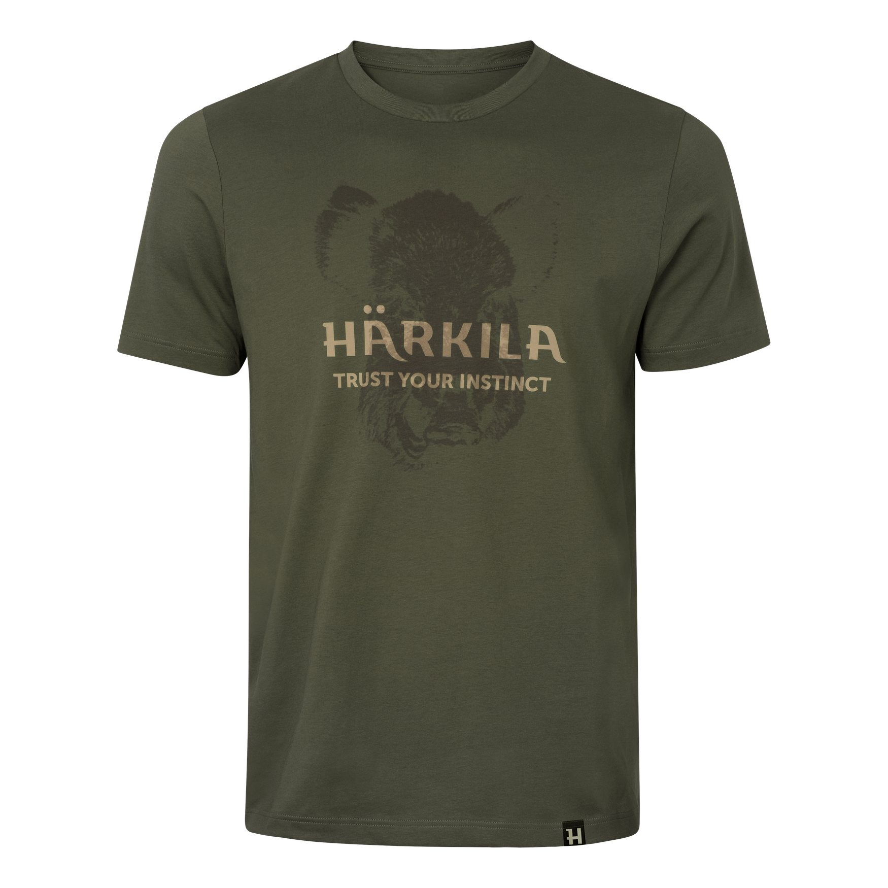 Härkila Wildboar Kortermet T-Skjorte m/villsvinlogo Forest Night
