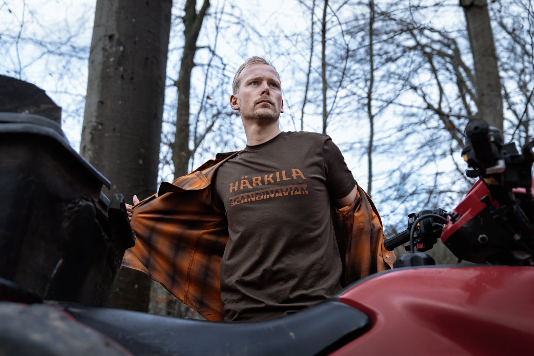 Härkila Scandinavian kortermet T-shirt Shadow Brown