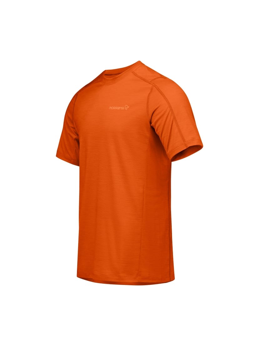 Norrøna Falketind Equaliser Ull T-Shirt (M) Gold Flame