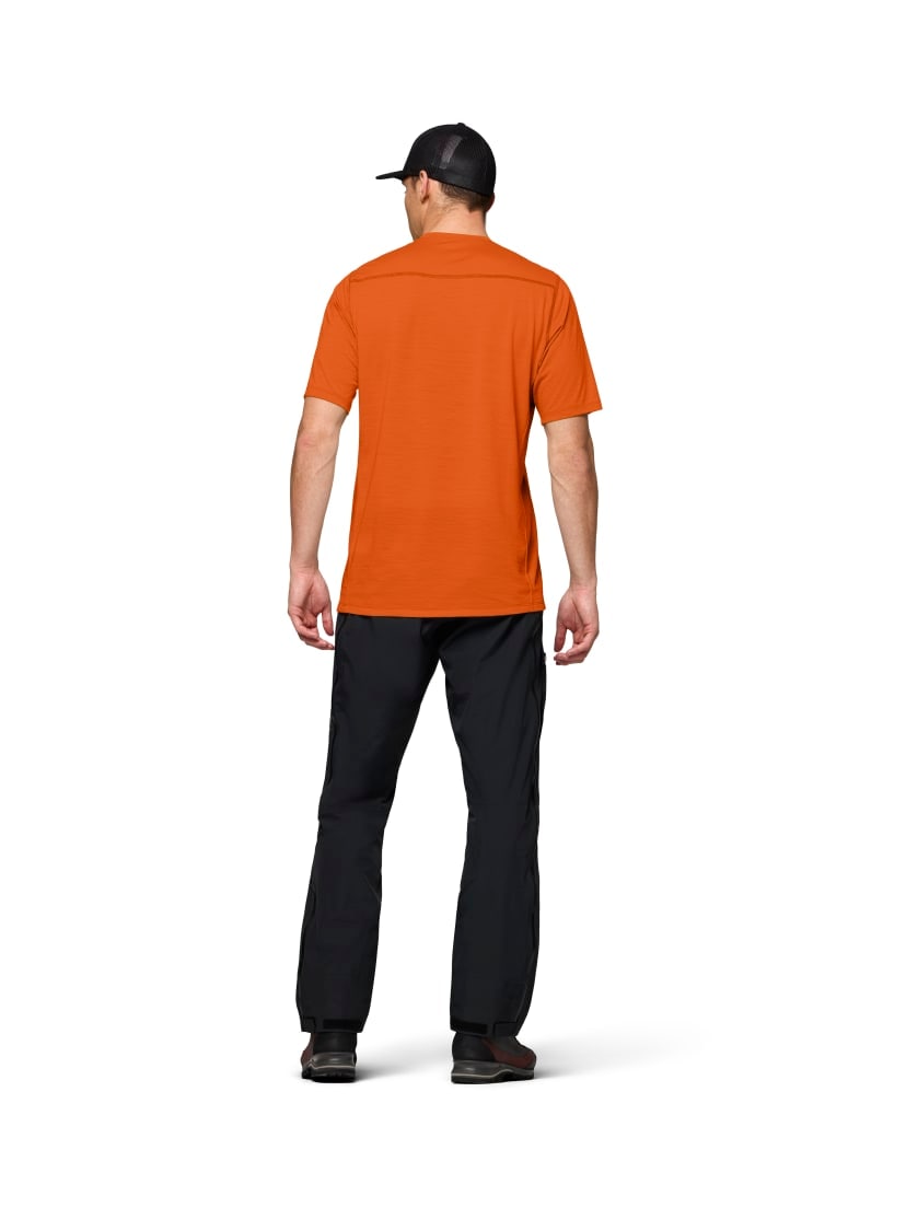 Norrøna Falketind Equaliser Ull T-Shirt (M) Gold Flame