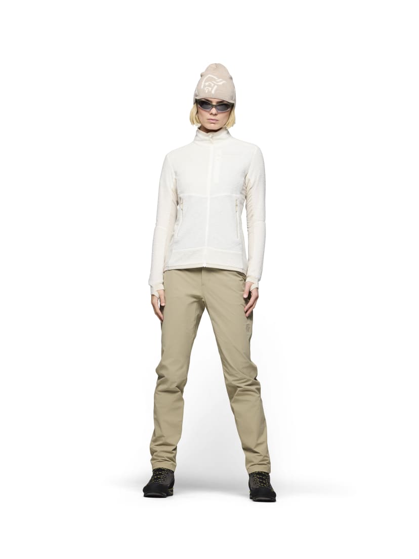 Norrøna falketind warm1 Active Jacket (W) Snow White/Oatmeal