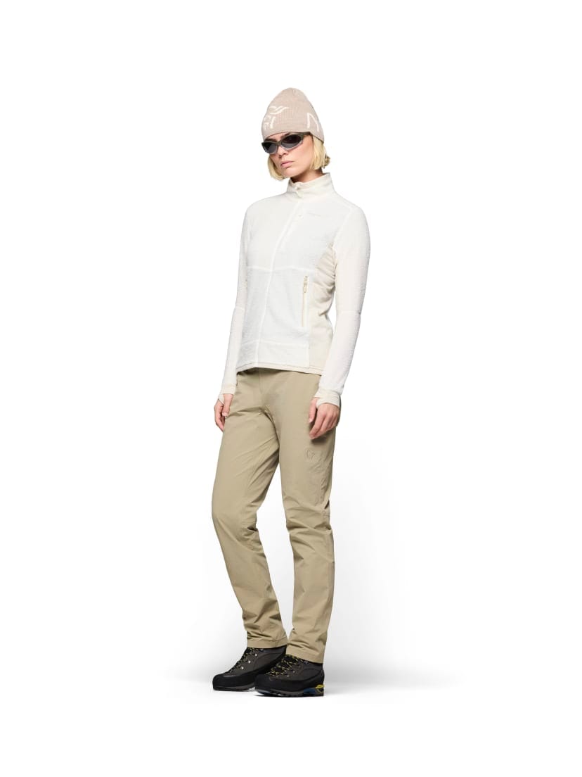 Norrøna falketind warm1 Active Jacket (W) Snow White/Oatmeal