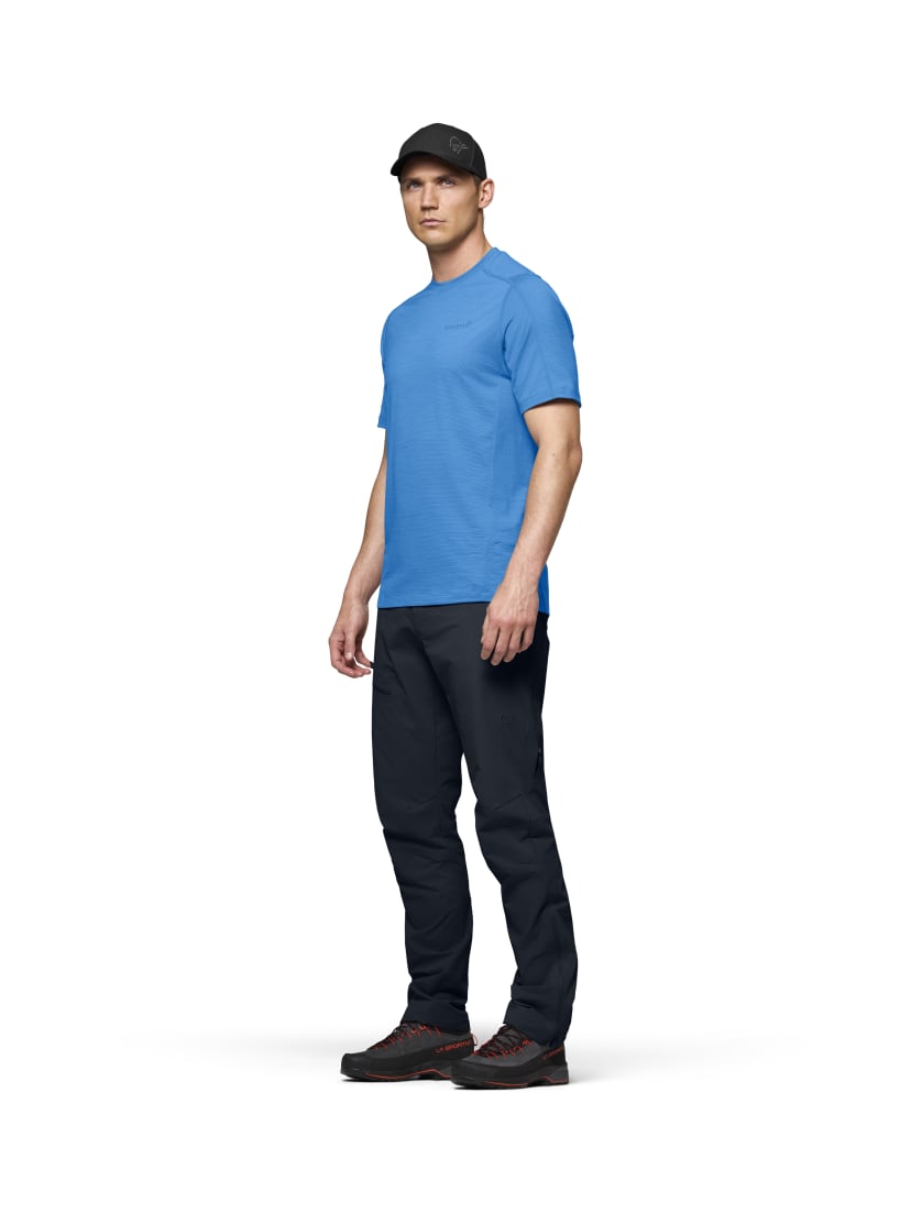 Norrøna Falketind Equaliser Ull T-Shirt (M) Brilliant Blue