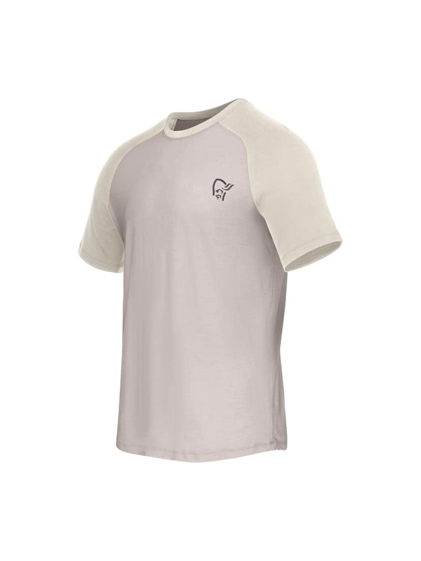Norrøna Femund pureUll T-shirt (M) Oatmeal/Whisper White
