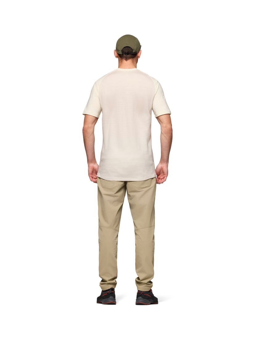 Norrøna Femund pureUll T-shirt (M) Oatmeal/Whisper White