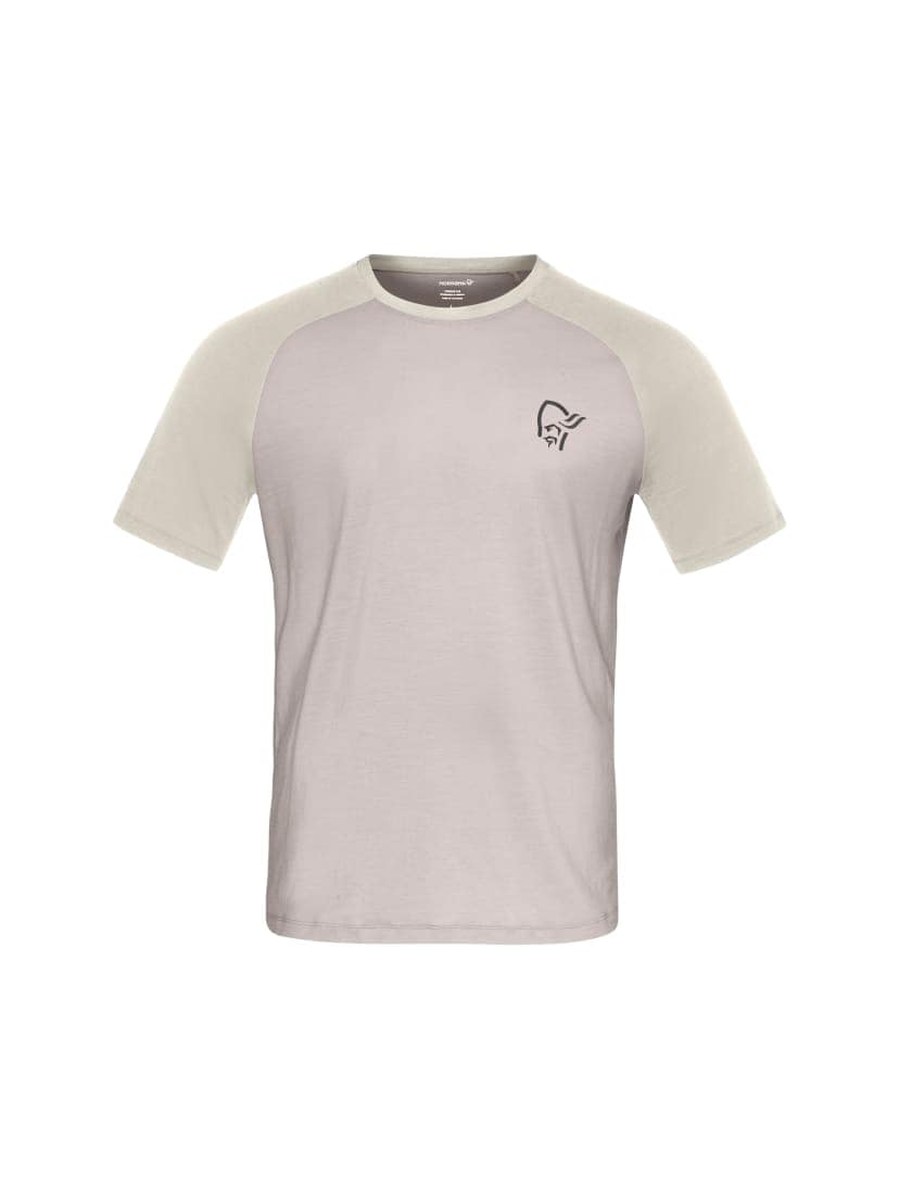 Norrøna Femund pureUll T-shirt (M) Oatmeal/Whisper White