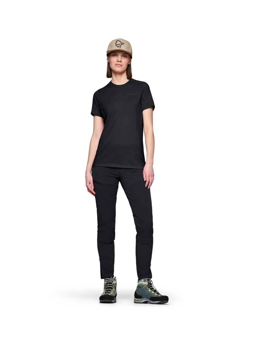 Norrøna Falketind EqualiserUll T-shirt (W) Caviar Black