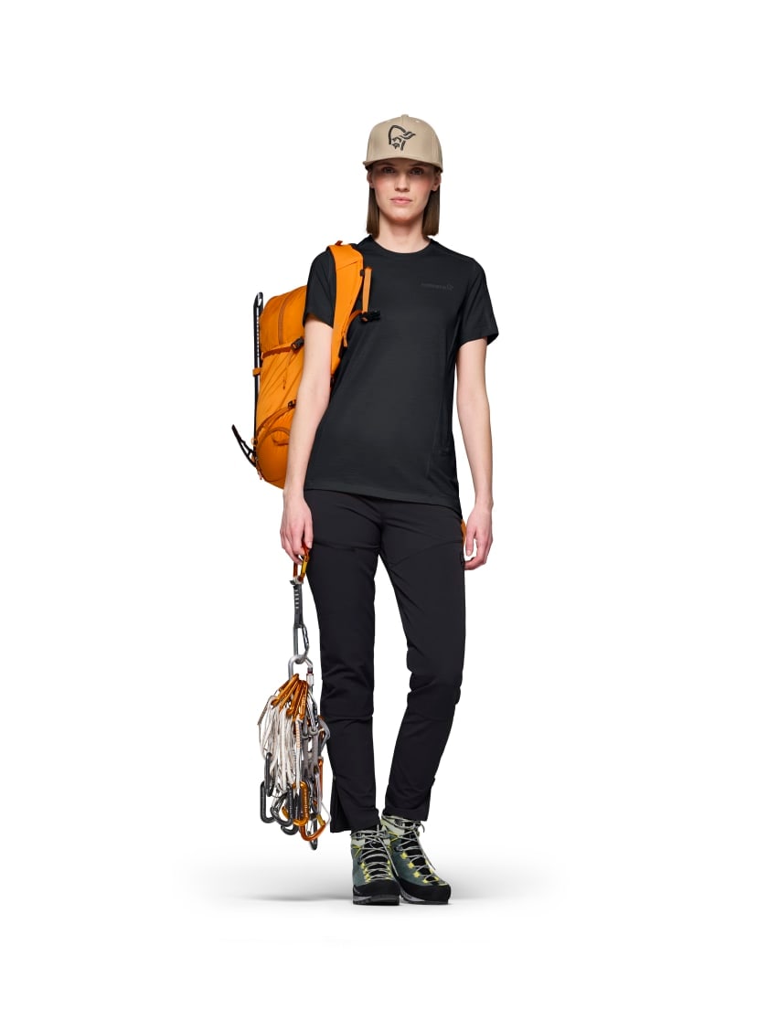 Norrøna Falketind EqualiserUll T-shirt (W) Caviar Black