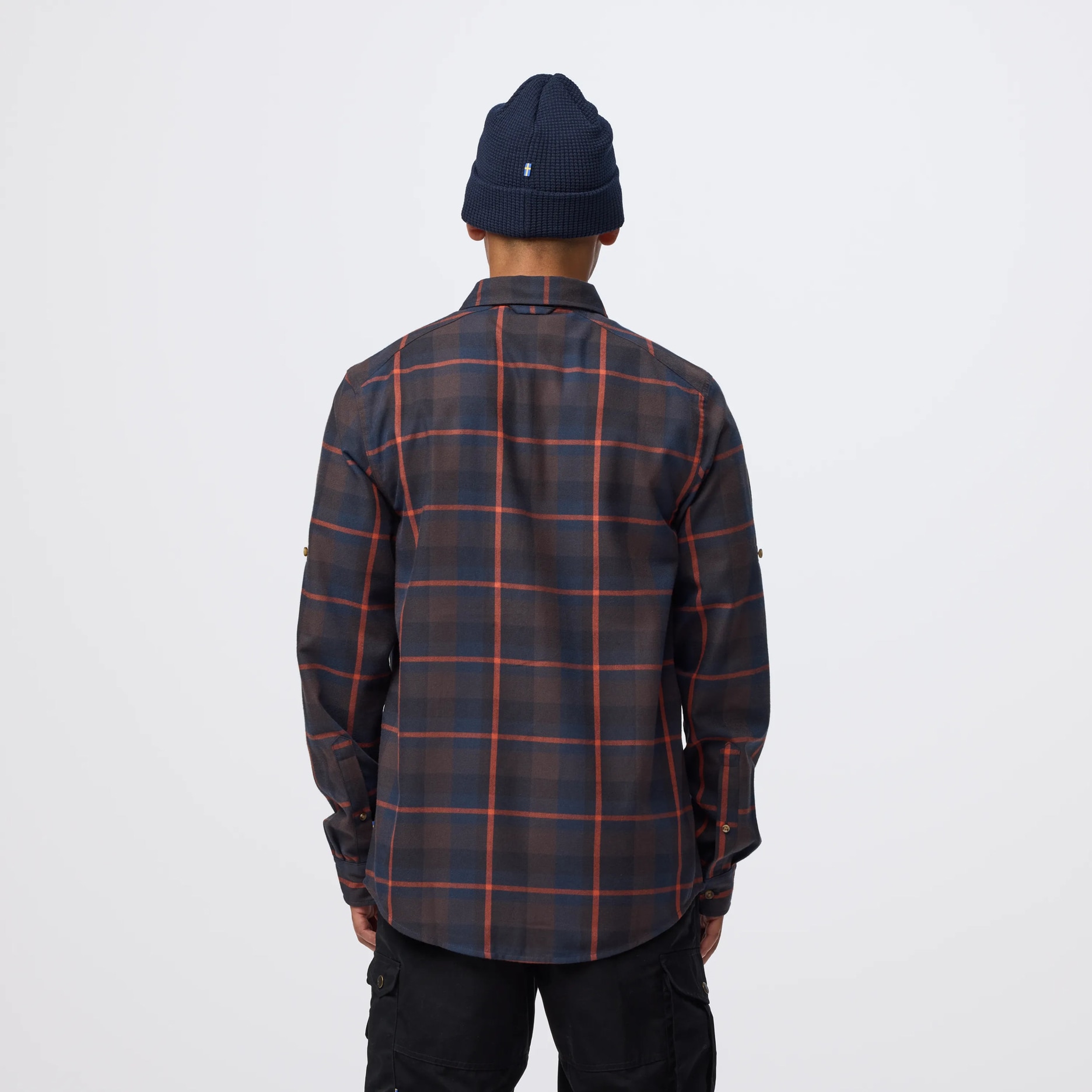 Fjällräven Fjällglim Regular Shirt M Black Oak - Autumn Leaf