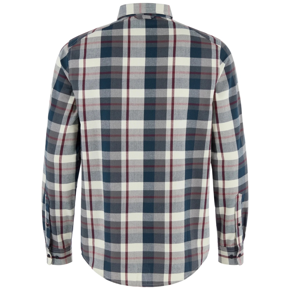 Fjällräven Fjällglim Regular Shirt M Dark Navy - Chalk White