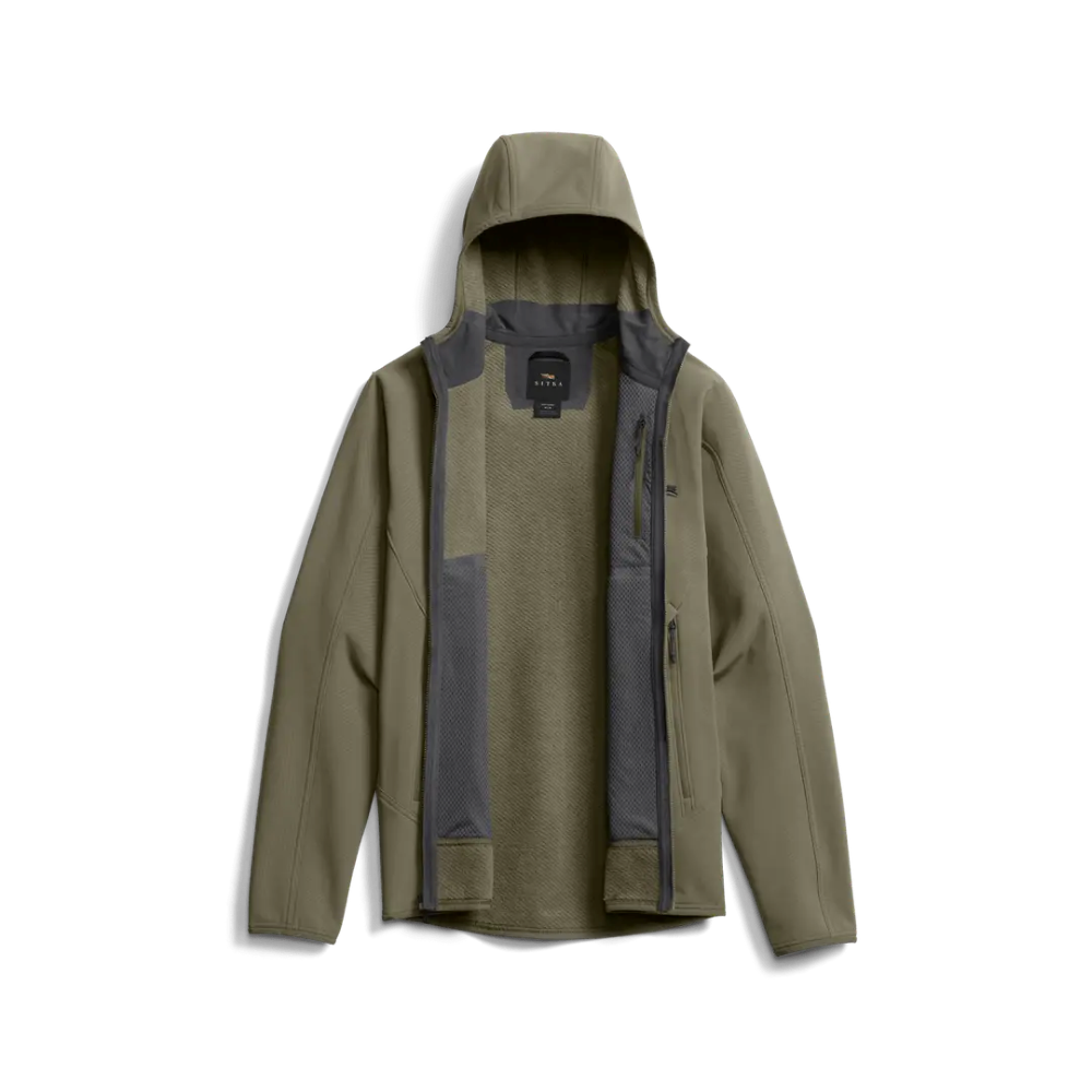 Sitka Alpha Fleece Hooded Jacket Dark Green Sage