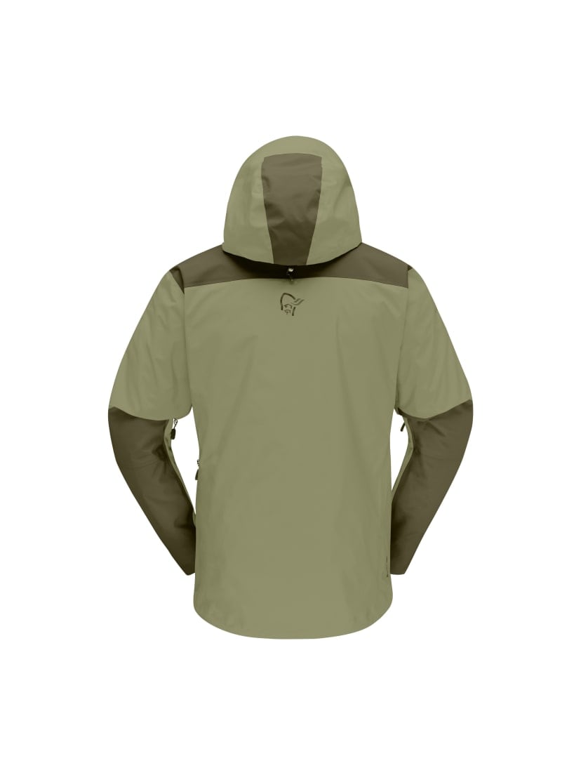 Norrøna trollveggen Gore-Tex Pro light Jacket (M) Deep Lichen Green/Olive Night