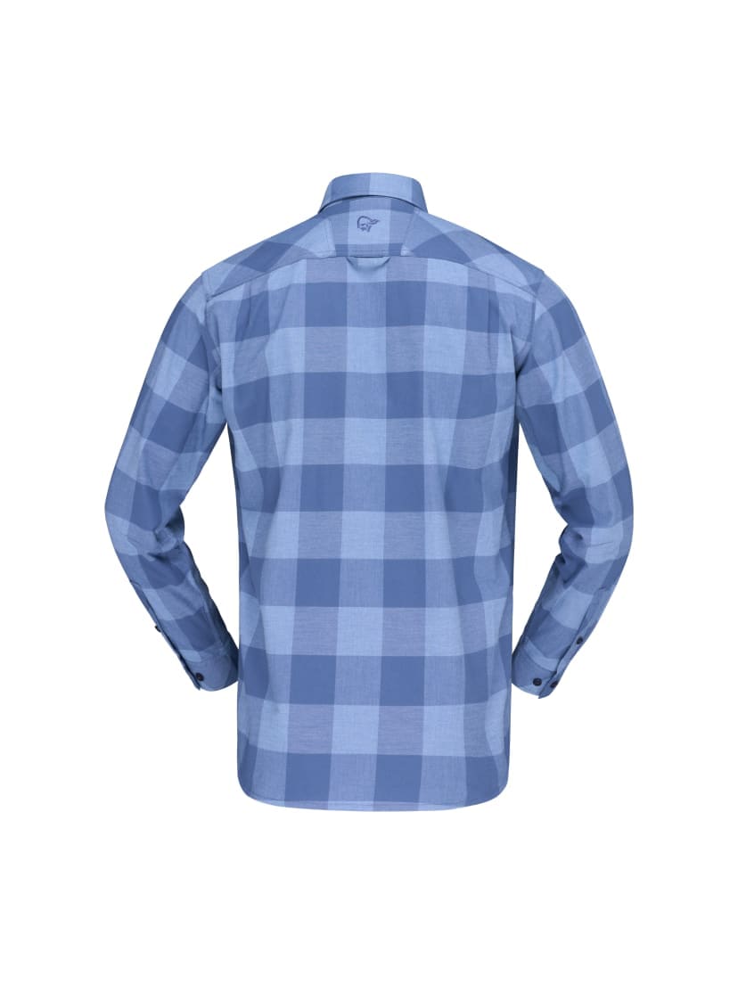 Norrøna Femund Flannel Lightweight Shirt (M) Frozen Fjord
