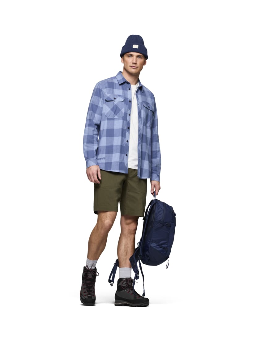 Norrøna Femund Flannel Lightweight Shirt (M) Frozen Fjord