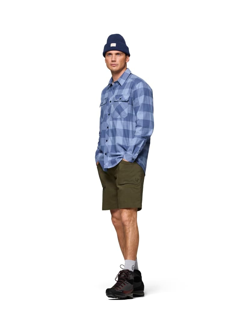 Norrøna Femund Flannel Lightweight Shirt (M) Frozen Fjord