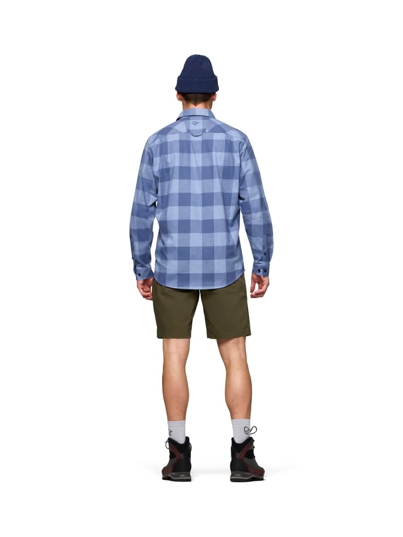 Norrøna Femund Flannel Lightweight Shirt (M) Frozen Fjord