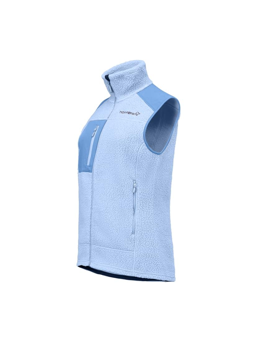 Norrøna Trollveggen Warm3 Vest (W) Cashmere Blue/Allure