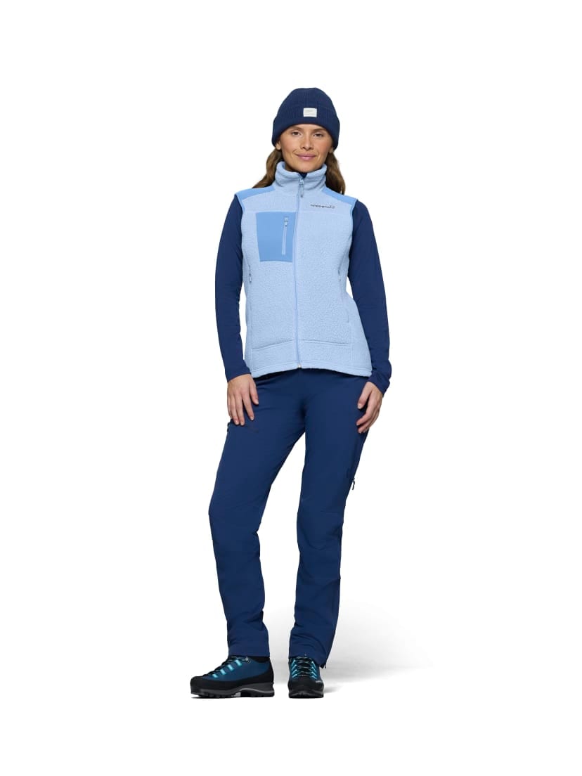 Norrøna Trollveggen Warm3 Vest (W) Cashmere Blue/Allure
