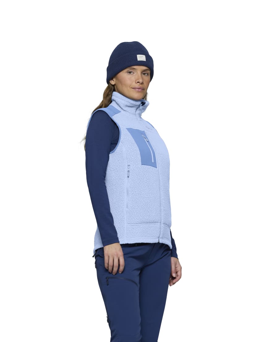 Norrøna Trollveggen Warm3 Vest (W) Cashmere Blue/Allure