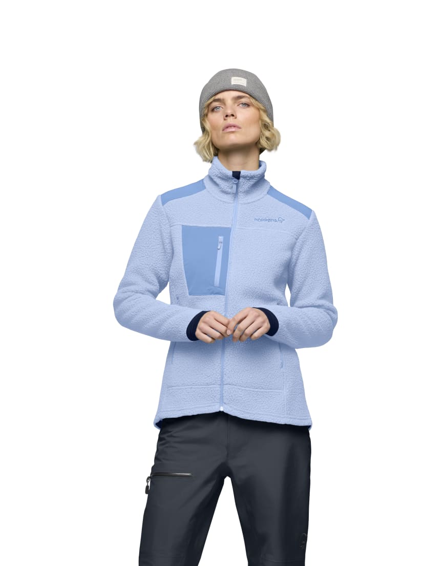 Norrøna Trollveggen Warm3 Jacket (W) Cashmere Blue/Allure