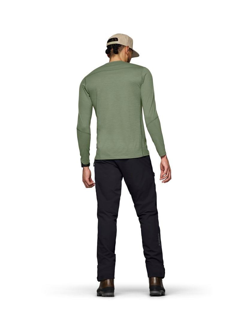 Norrøna Femund pureUll Long sleeve (M) Lichen Green