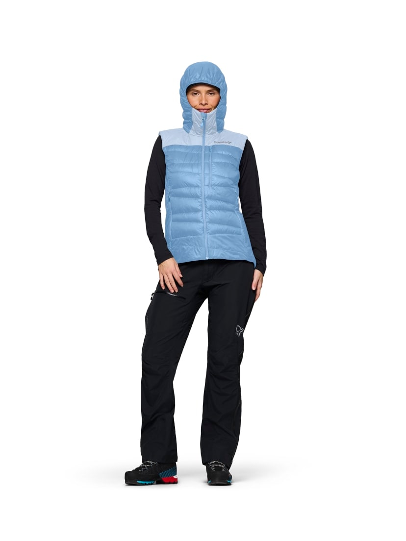 Norrøna Falketind down750 Vest (W) Allure/Cashmere Blue