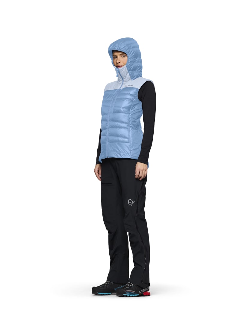 Norrøna Falketind down750 Vest (W) Allure/Cashmere Blue