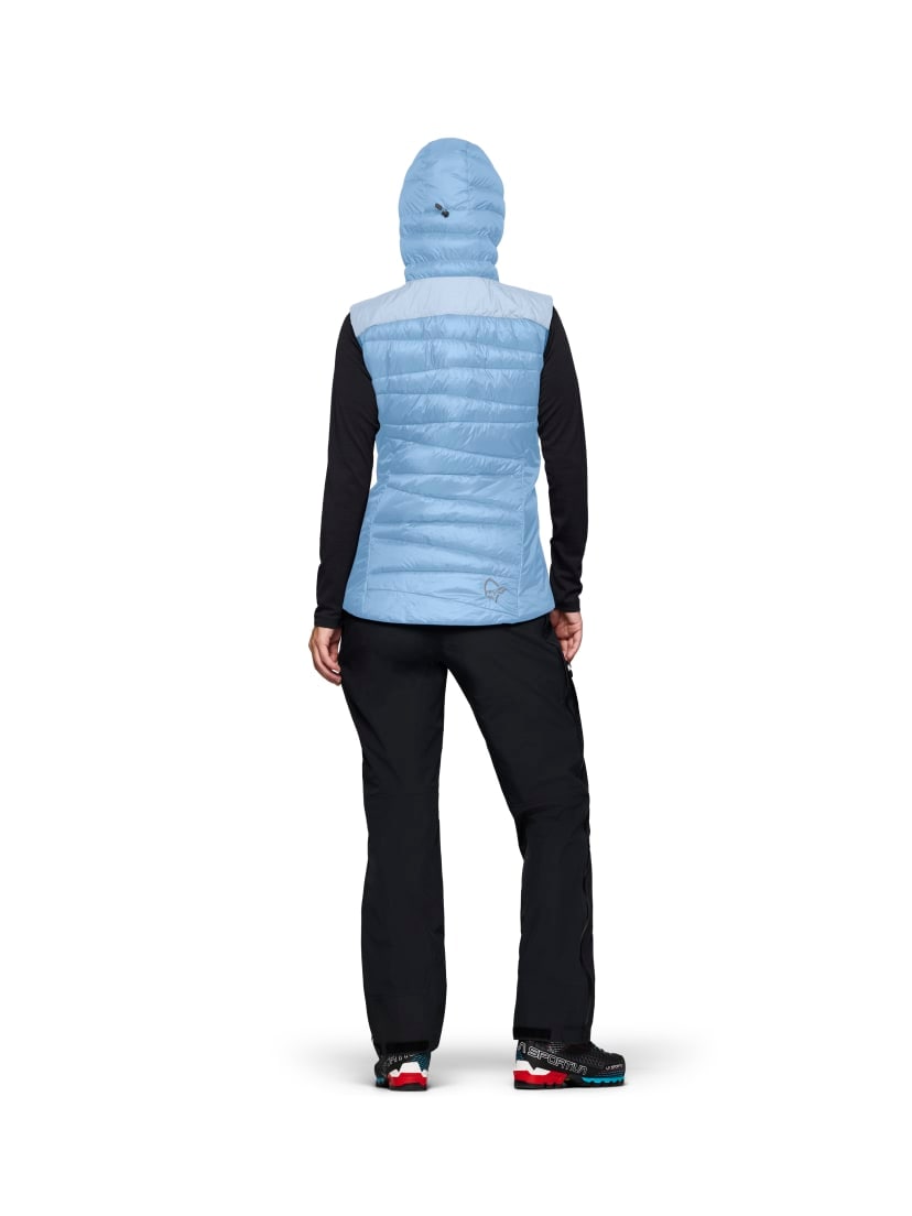 Norrøna Falketind down750 Vest (W) Allure/Cashmere Blue