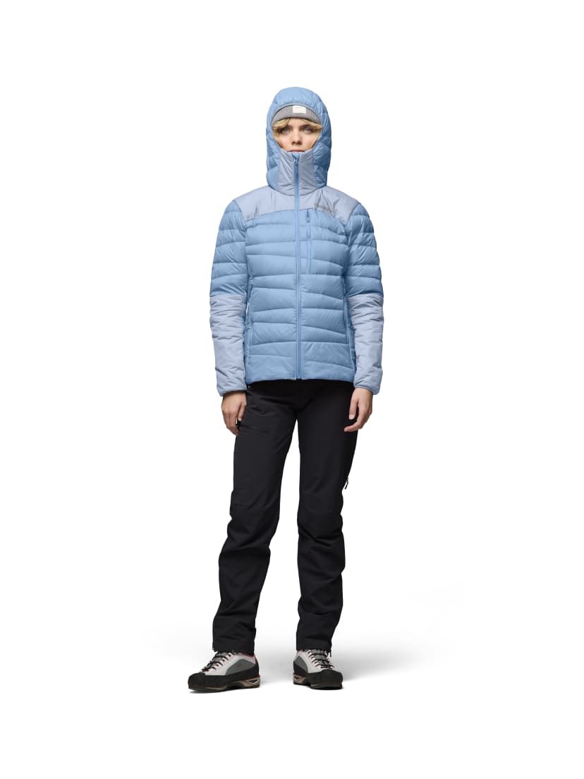 Norrøna Falketind down750 Hood (W) Allure/Cashmere Blue