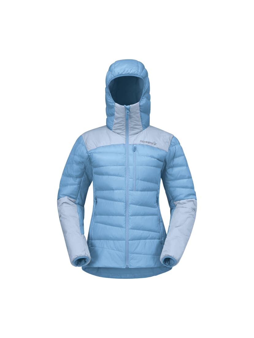 Norrøna Falketind down750 Hood (W) Allure/Cashmere Blue