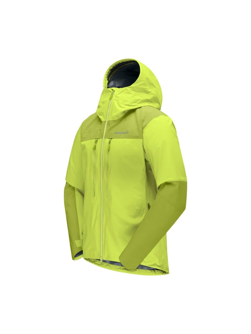 Norrøna trollveggen Gore-Tex Pro light Jacket (M) Tender Shoots/Dark Citron
