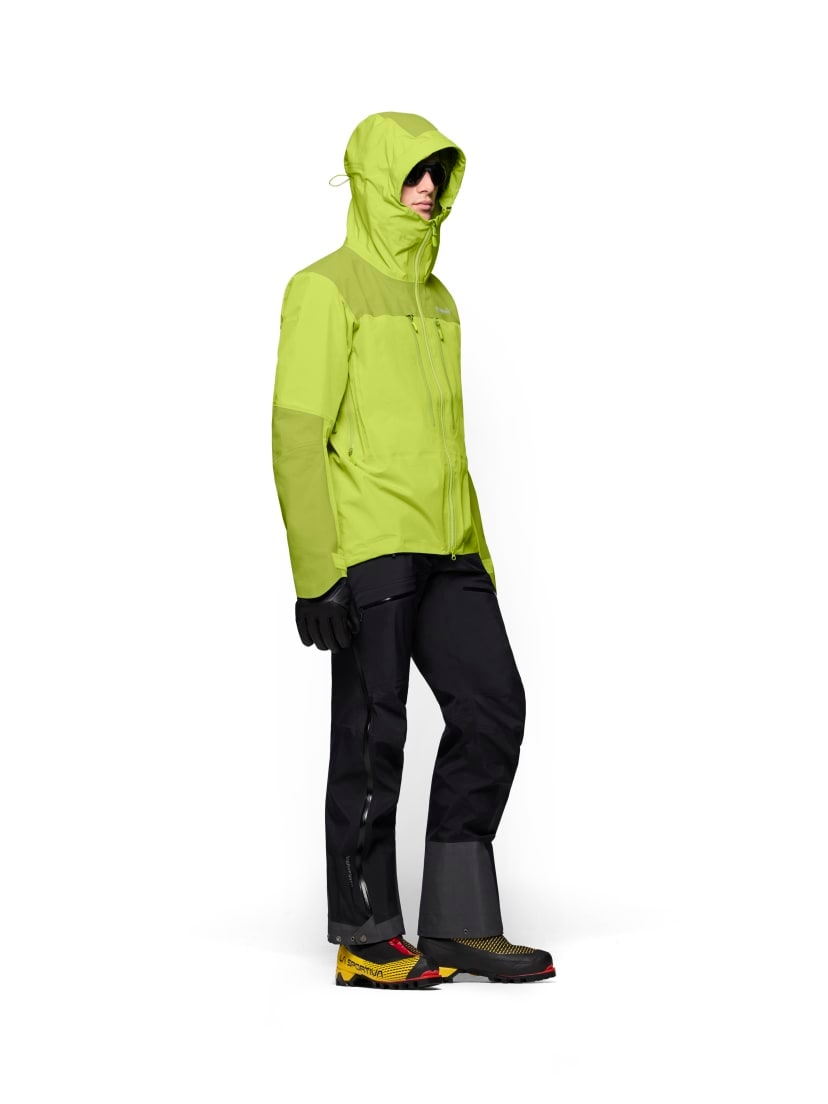 Norrøna trollveggen Gore-Tex Pro light Jacket (M) Tender Shoots/Dark Citron