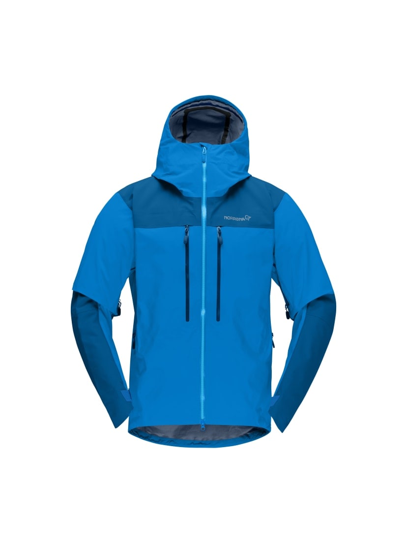 Norrøna trollveggen Gore-Tex Pro light Jacket (M) Brilliant Blue/Dark Blue