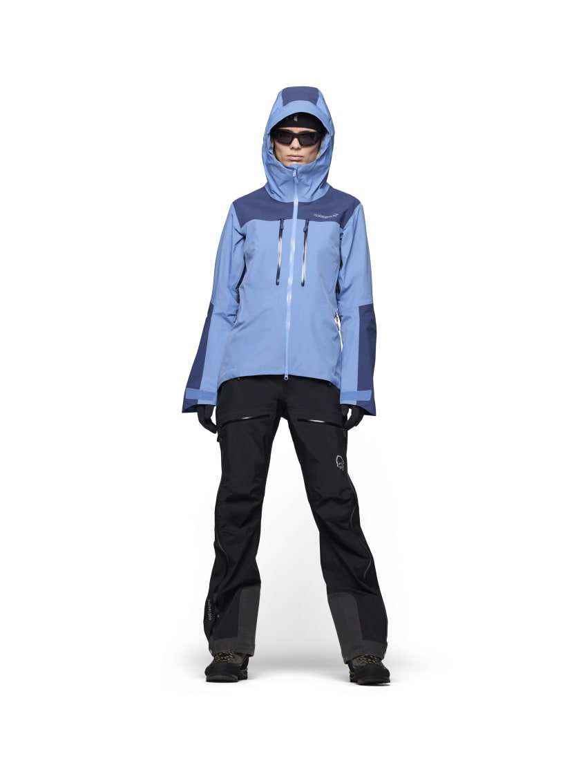 Norrøna trollveggen Gore-Tex Pro light Jacket (W) Allure/Vintage Indigo