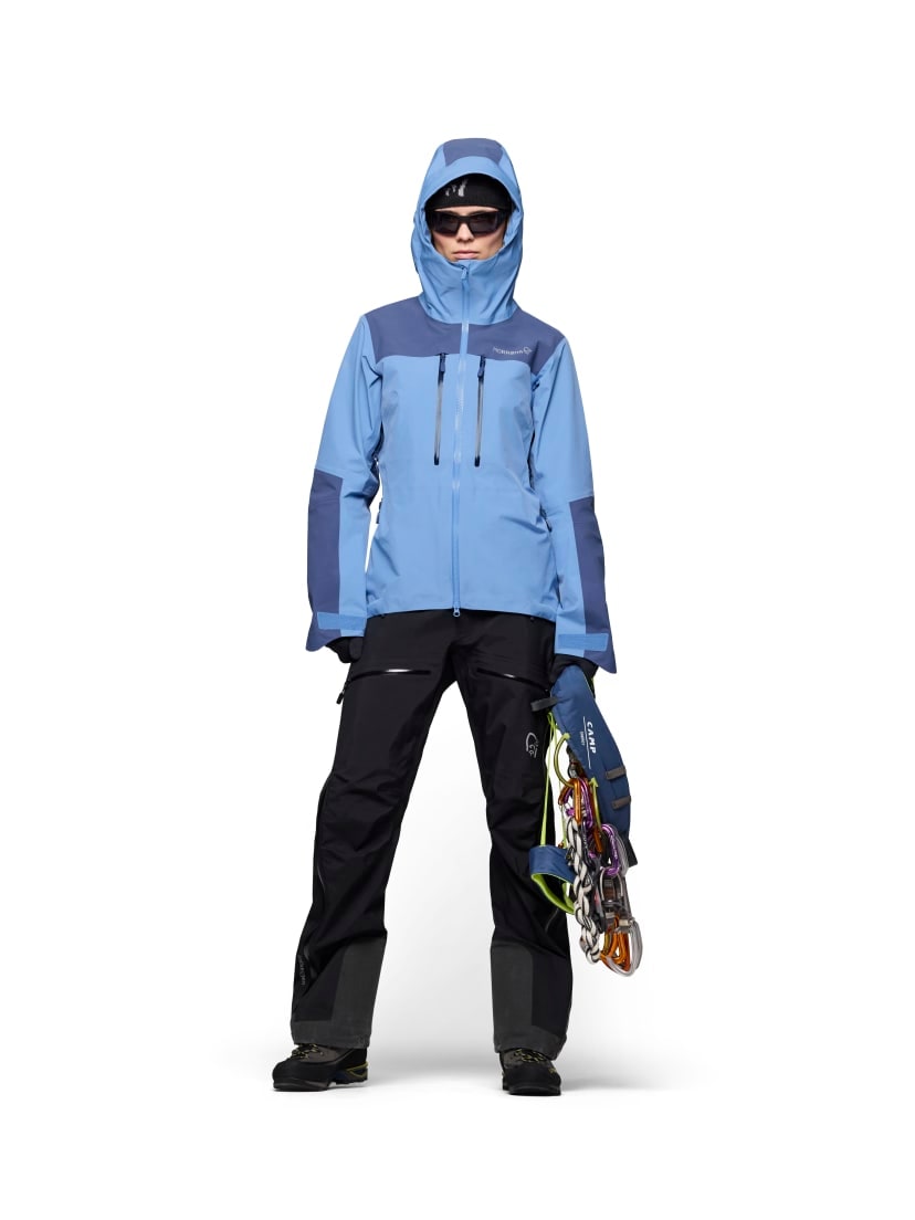 Norrøna trollveggen Gore-Tex Pro light Jacket (W) Allure/Vintage Indigo