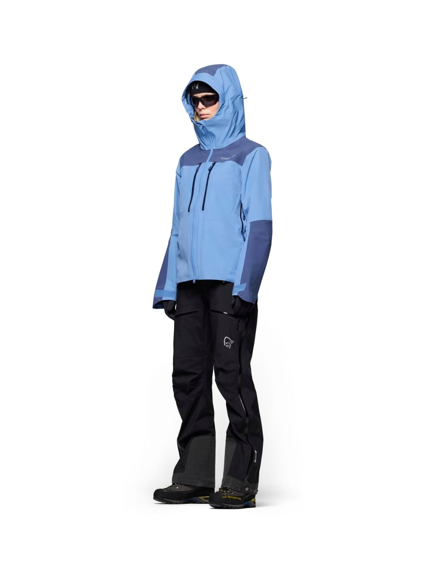 Norrøna trollveggen Gore-Tex Pro light Jacket (W) Allure/Vintage Indigo