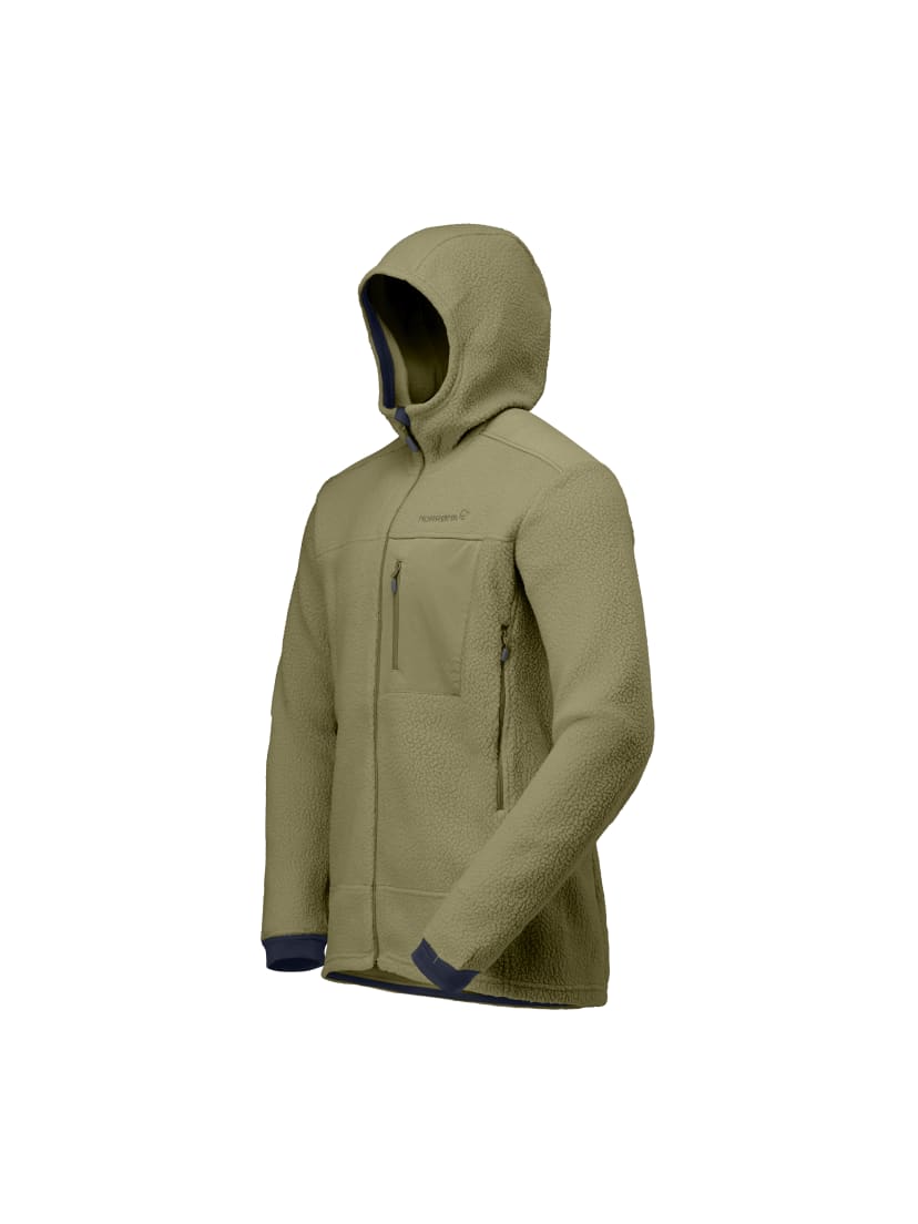 Norrøna Trollveggen Warm3 Hood (M) Deep Lichen Green