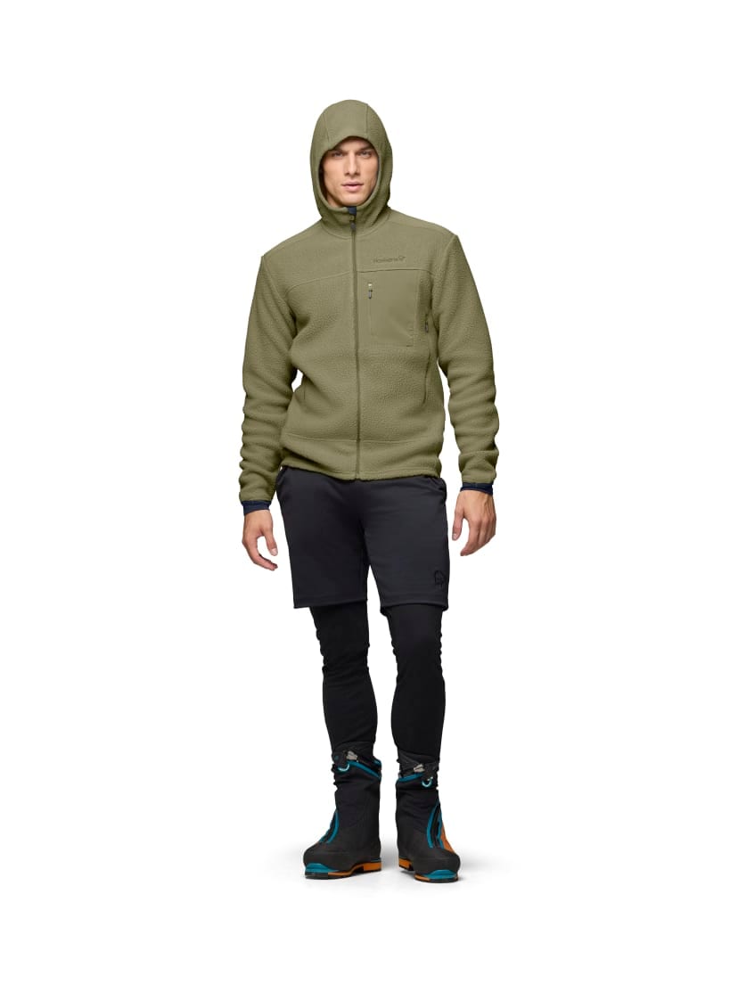Norrøna Trollveggen Warm3 Hood (M) Deep Lichen Green