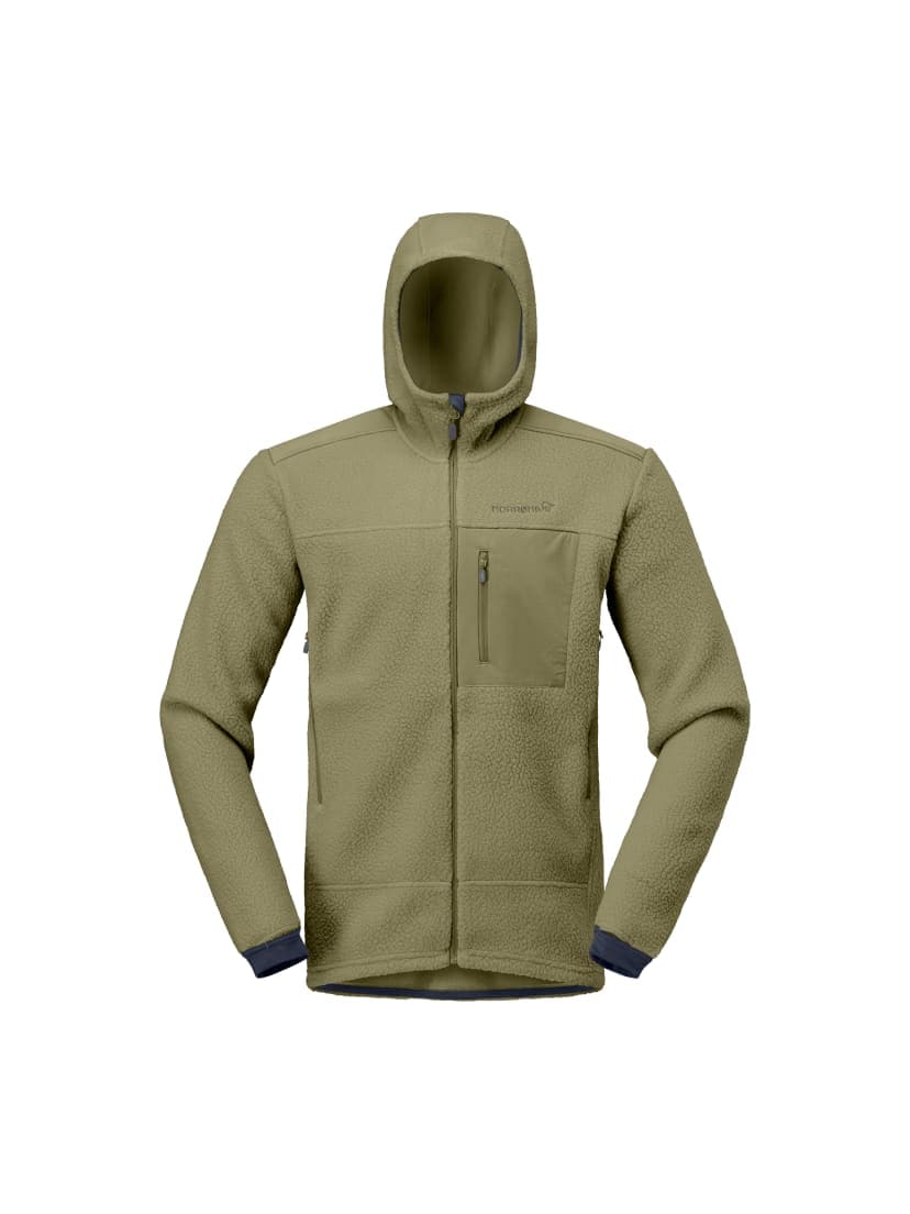 Norrøna Trollveggen Warm3 Hood (M) Deep Lichen Green