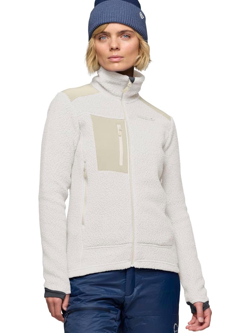 Norrøna Trollveggen Warm3 Jacket (W) Whisper White/Oatmeal