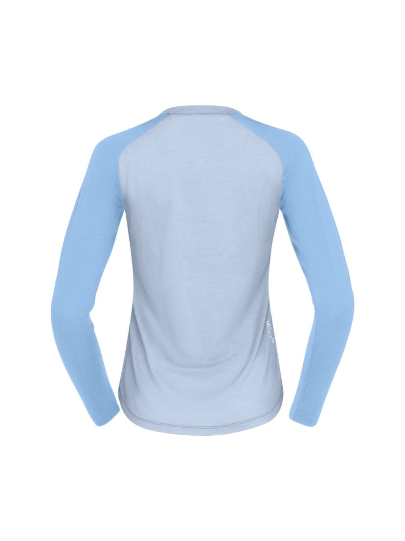 Norrøna Femund pureUll Long sleeve (W) Cashmere Blue/Allure