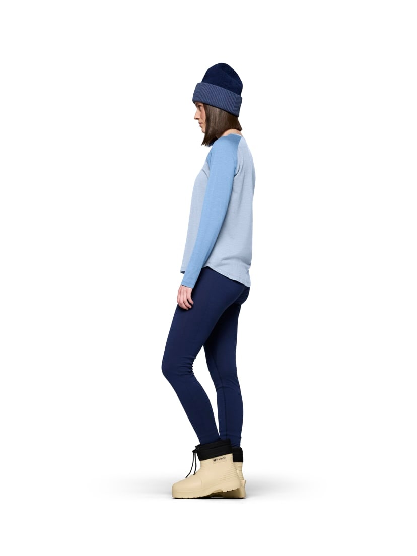 Norrøna Femund pureUll Long sleeve (W) Cashmere Blue/Allure