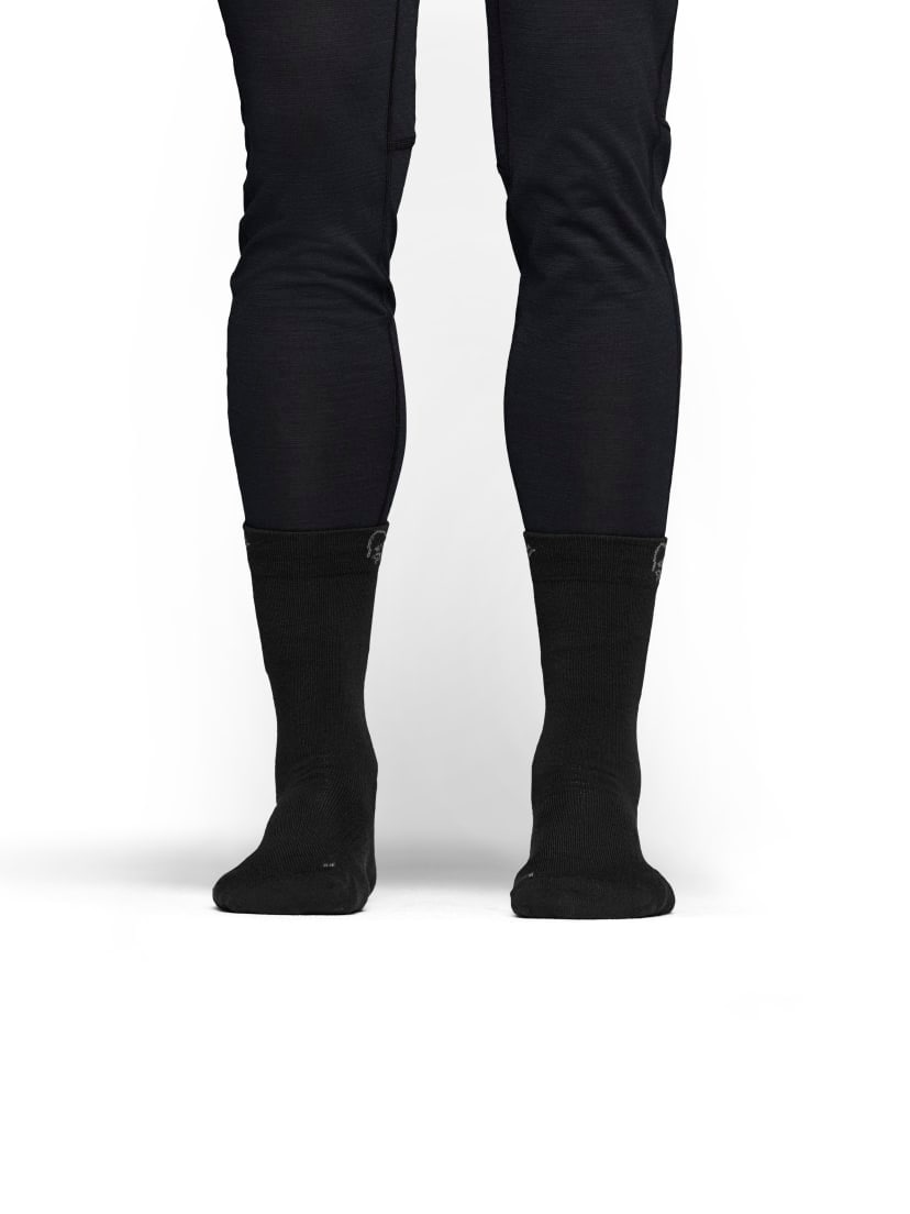 Norrøna Falketind Mid Weight Merino Socks Caviar/Iron Gate