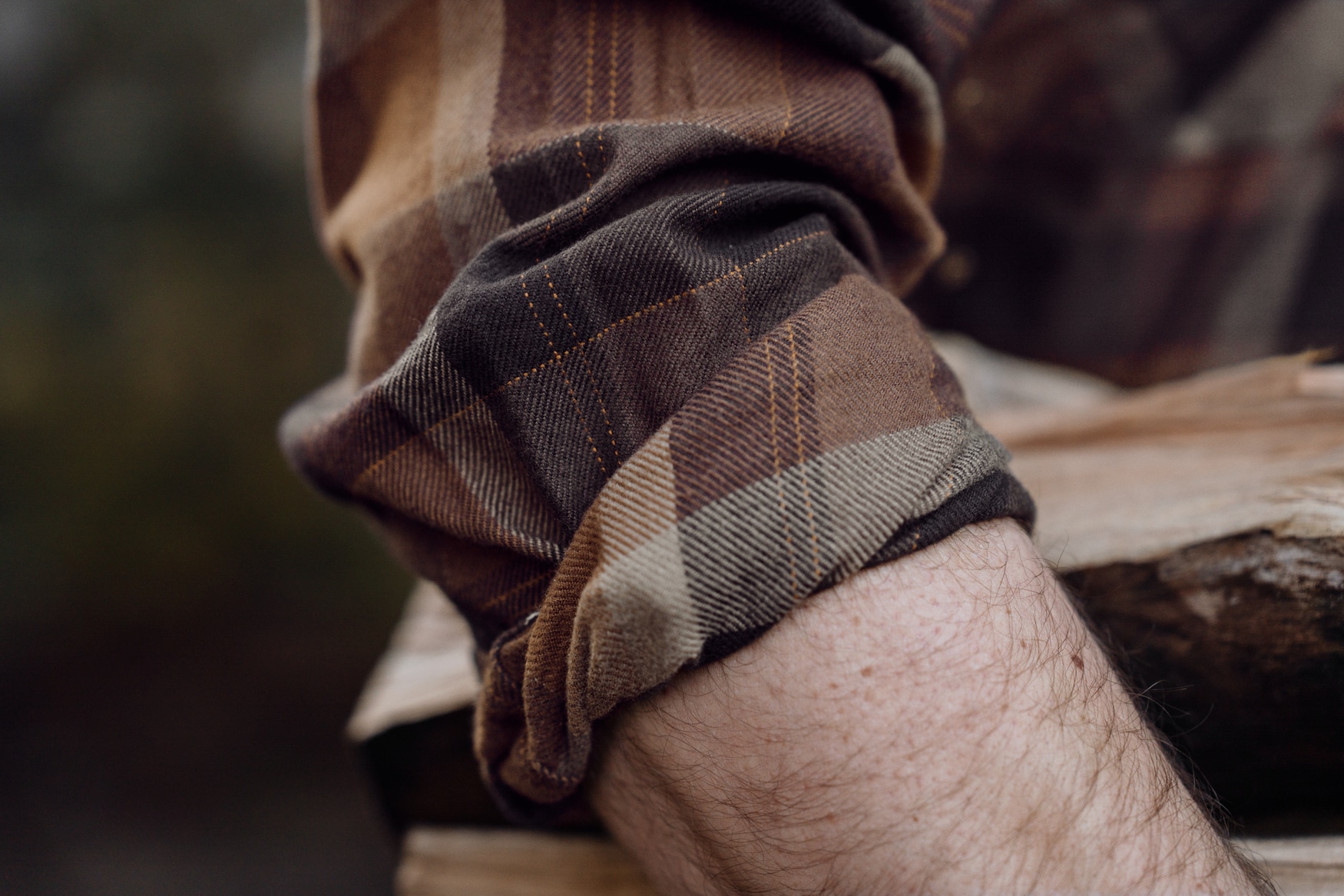 Härkila Asmund Langermet Skjorte Rust Brown Check